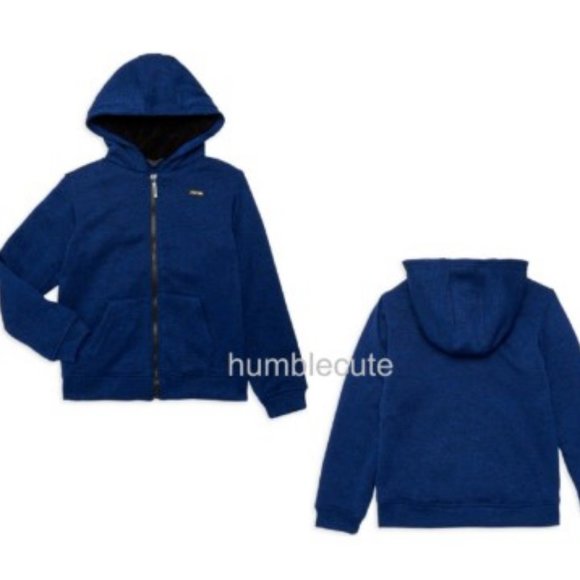 Joe's Jeans Faux Fur Lined Hoodie Big Boys Size 5 - Picture 1 of 5